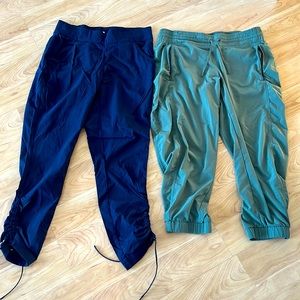 Columbia and Athleta dry fit pants